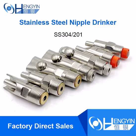 Pig Nipple Drinker Water Fountains Nipple Drinker Farming Equipment