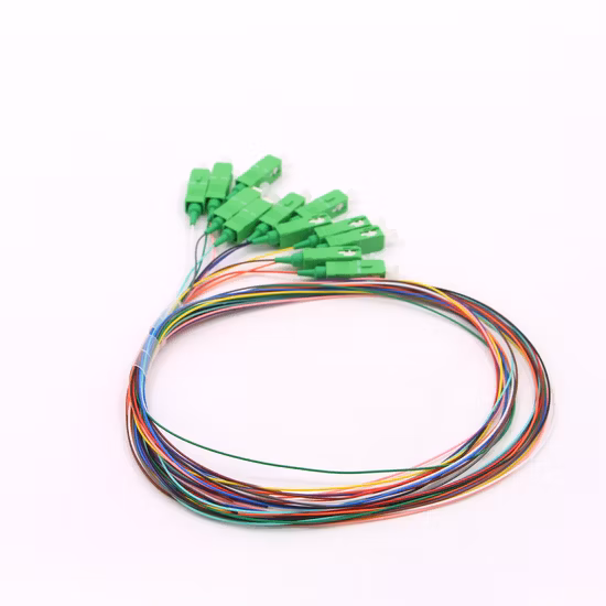 China 2/4/6/8/12/16/24 Core MPO/MTP LC/Sc/St/FC/Mu Connector FTTH Indoor Outdoor Armoured Drop LSZH PVC Fiber Optic Optical Patch Cord Pigtail Jumper Cable
