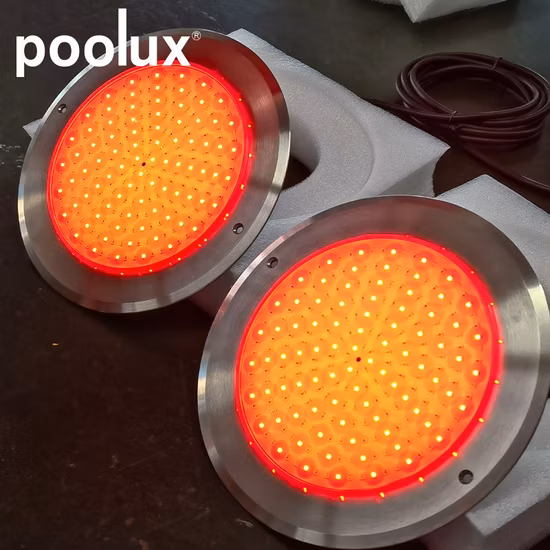 2023 Supler Slim 8mm 316ss Resin Filled WiFi Control LED Underwater Swimming Pool Light with Remote