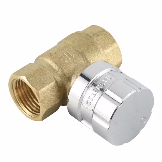 Good Market Brass Lockable Ball Valve for Water Meter with Magnetic Lock